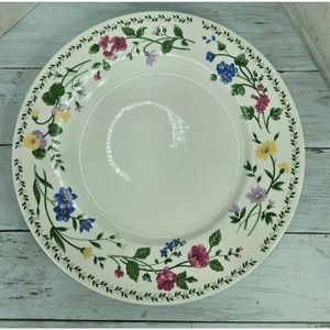 Farberware English Garden 12" Plate Serving Dish Chop Plate #225 Excellent